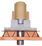 pionowy przewód spalinowy z funkcją komina